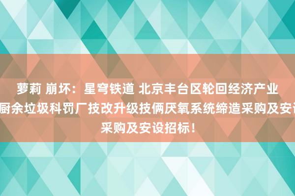   萝莉 崩坏：星穹铁道 北京丰台区轮回经济产业园餐厨厨余垃圾科罚厂技改升级技俩厌氧系统缔造采购及安设招标！